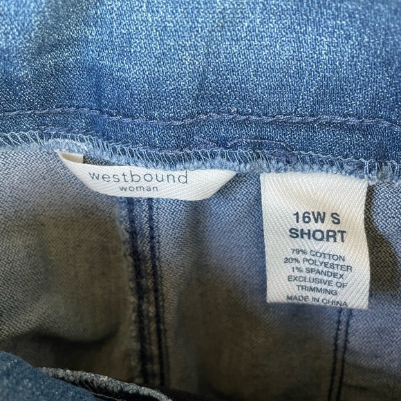 Westbound Blue Flare Jeans with Floral Embroidery - Picture 7 of 7